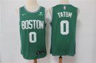 Celtics #0 Jayson Tatum Green Nike Swingman Jersey