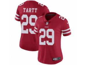 Women Nike San Francisco 49ers #29 Jaquiski Tartt Vapor Untouchable Limited Red Team Color NFL Jersey