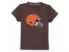nike cleveland browns sideline legend authentic logo youth T-Shirt brown