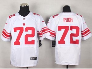 Nike New York Giants #72 Justin Pugh white Jerseys(Elite)