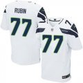 Nike Seattle Seahawks #77 Ahtyba Rubin white jerseys(Elite)