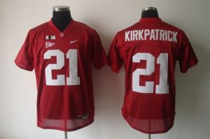 NCAA Alabama Crimson Tide #21 Dre Kirkpatrick Red 2016 College Football Playoff National Championship Jersey