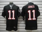 Nike NFL Atlanta Falcons #11 Julio Jones Black Jerseys(Elite)