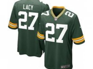 Nike NFL Green Bay Packers #27 Eddie Lacy Green Jerseys(Game)