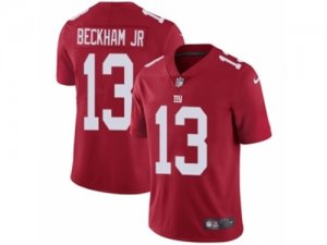 Mens Nike New York Giants #13 Odell Beckham Jr Vapor Untouchable Limited Red Alternate NFL Jersey