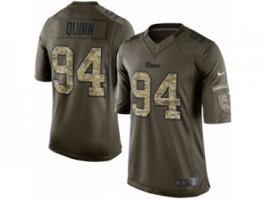 Nike St. Louis Rams #94 Robert Quinn Green Jerseys(Salute To Service Limited)