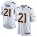 Nike Denver Broncos #21 Aqib Talib White Men Stitched NFL Game Event Jersey