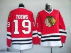 nhl chicago blackhawks #19 toews red