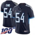 Nike Titans #54 Rashaan Evans Navy Blue Team Color Mens Stitched NFL