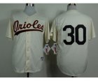 mlb jerseys baltimore orioles #30 tillman cream[1954 m&n]