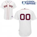 Customized Boston Red Sox Jersey White Home Cool Base Baseball