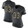Women's Nike Green Bay Packers #33 Micah Hyde Limited Black 2016 Salute to Service NFL Jersey