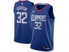 Men Nike Los Angeles Clippers #32 Blake Griffin Blue Stitched NBA Swingman Jersey