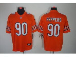 Nike NFL Chicago Bears #90 Julius Peppers orange Jerseys(Limited)