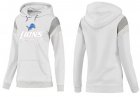 Women Detroit Lions Logo Pullover Hoodie-047