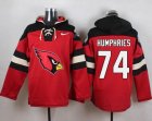 Nike Arizona Cardinals #74 D.J. Humphries Red Player Pullover Hoodie