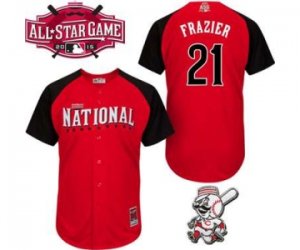 mlb 2015 all star jerseys cincinnati reds #21 frazier red