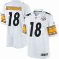 Mens Nike Pittsburgh Steelers #18 Zach Mettenberger Limited White NFL Jersey