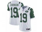 Mens Nike New York Jets #19 Keyshawn Johnson Vapor Untouchable Limited White NFL Jersey