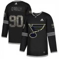 Blues #90 Ryan O'Reilly Black Shadow Adidas Jersey