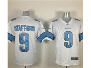 Nike nfl Detroit Lions #9 Matthew Stafford White Game Jerseys