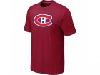 NHL Montreal Canadiens Big & Tall Logo Red T-Shirt