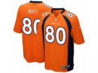 Mens Denver Broncos #80 Jake Butt Nike Orange 2017 Draft Pick Game Jersey