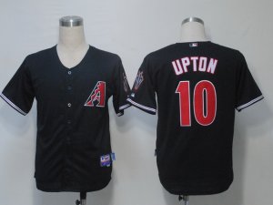 mlb arizona diamondbacks #10 justin upton black (cool base)