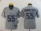 Nike Cowboys #55 Leighton Vander Esch Gray Youth Inverted Legend Limited Jersey