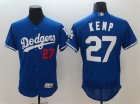 Dodgers #27 Matt Kemp Royal Flexbase Jersey