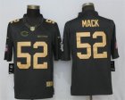 Nike Bears #52 Khalil Mack Anthracite Gold Salute To Service Limited Jersey