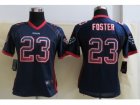 Nike Women Houston Texans #23 Foster Blue Jerseys(Drift Fashion)