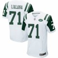 Mens Nike New York Jets #71 Ben Ijalana Elite White NFL Jersey