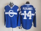 nhl jerseys montreal canadiens #14 plekanec blue