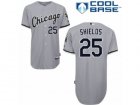 Youth Majestic Chicago White Sox #25 James Shields Replica Grey Road Cool Base MLB Jersey