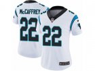 Women Nike Carolina Panthers #22 Christian McCaffrey Vapor Untouchable Limited White NFL Jersey