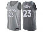 Men Nike Minnesota Timberwolves #23 Jimmy Butler Gray NBA Swingman City Edition Jersey