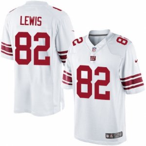 Mens Nike New York Giants #82 Roger Lewis Limited White NFL Jersey