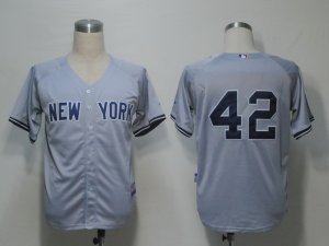 mlb new york yankees #42 rivera grey[cool base]