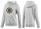 NHL Women Boston Bruins Logo Pullover Hoodie 17