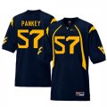 West Virginia Mountaineers #57 Adam Pankey Navy College Football Jersey