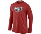 Nike Philadelphia Eagles Critical Victory Long Sleeve T-Shirt RED