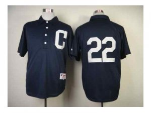 mlb jerseys cleveland indians #22 kipnis blue[m&n 1902