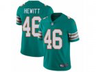 Nike Miami Dolphins #46 Neville Hewitt Vapor Untouchable Limited Aqua Green Alternate NFL Jersey