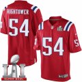 Mens Nike New England Patriots #54 Donta Hightower Limited Red Alternate Super Bowl LI 51 NFL Jersey