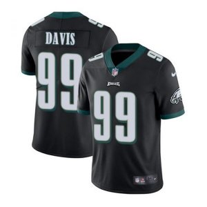 Nike Eagles #99 Jordan Davis Black Youth 2022 NFL Draft Vapor Untouchable Limited