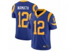 Nike Los Angeles Rams #12 Joe Namath Vapor Untouchable Limited Royal Blue Alternate NFL Jersey