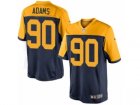 Mens Nike Green Bay Packers #90 Montravius Adams Limited Navy Blue Alternate NFL Jersey