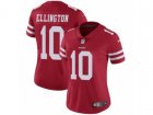 Women Nike San Francisco 49ers #10 Bruce Ellington Vapor Untouchable Limited Red Team Color NFL Jersey