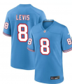 Mens Tennessee Titans #8 Will Levis Blue Jersey